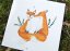 Přání Zamilované lišky - Typ: Přání s obálkou